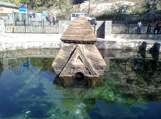 Ancient Siva Temple Manasbal Lake