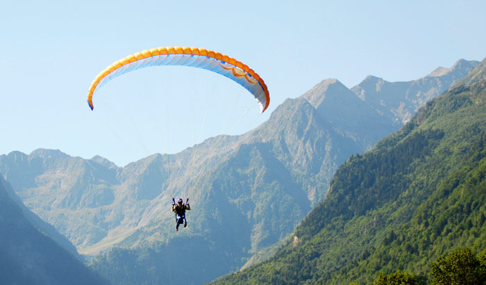 paragliding in patnitop