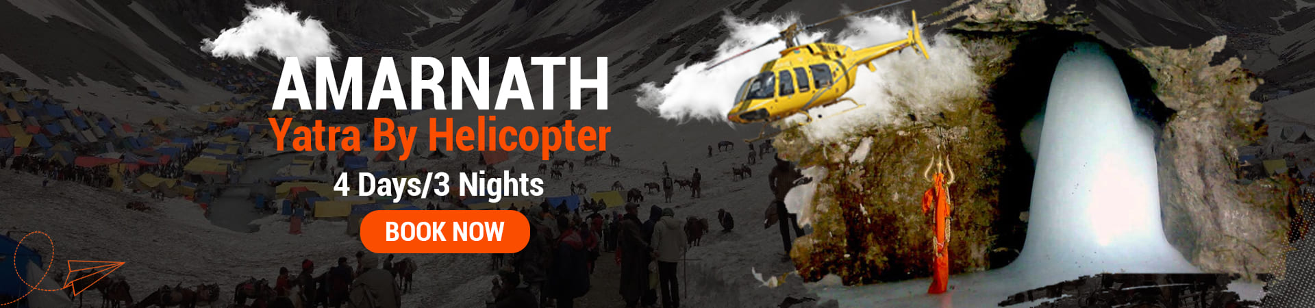 Amarnath yatra by helicopter tour